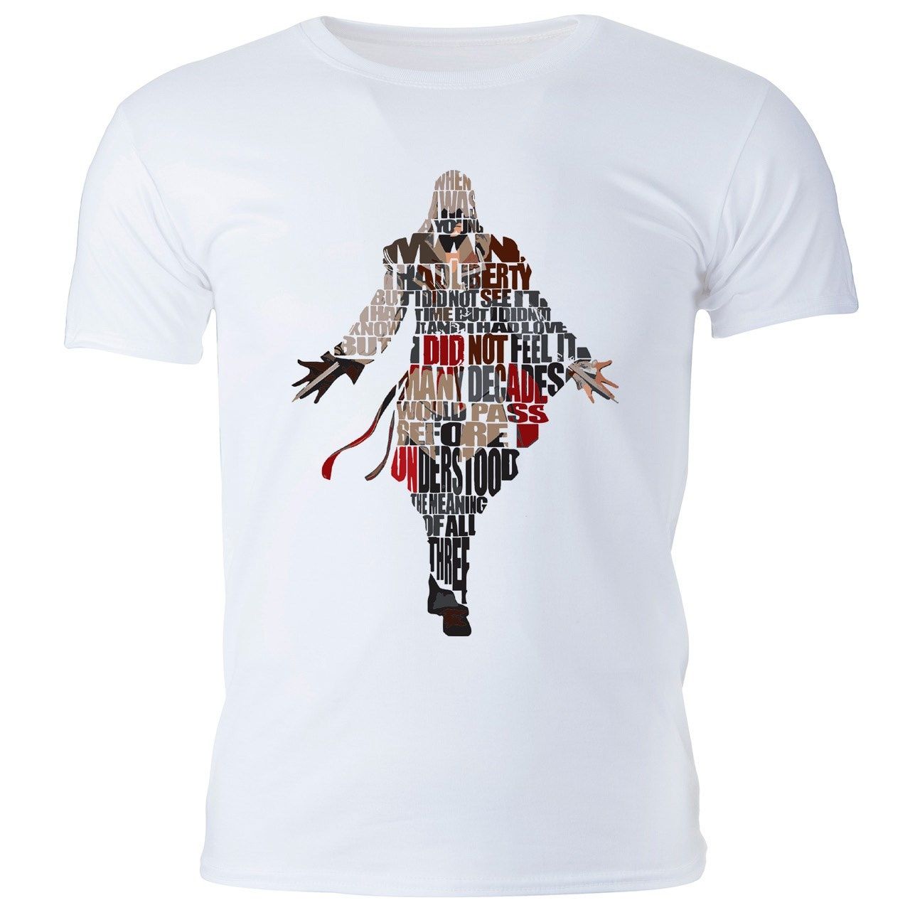 تی شرت مردانه گالری واو طرح Assassin s Creed، Ezio I کد CT10214 -  - 1