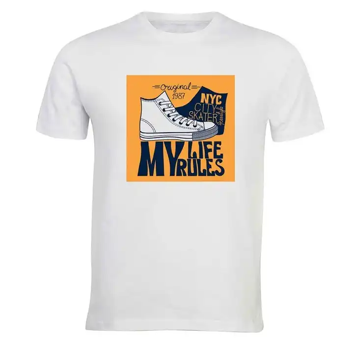 تی شرت مردانه الینور طرح کفش مدل ELTM184