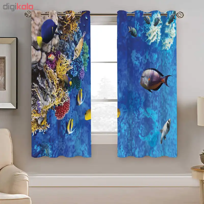 پرده نیروانا مدل pmk2035 سایز 190 × 140 سانتی متر