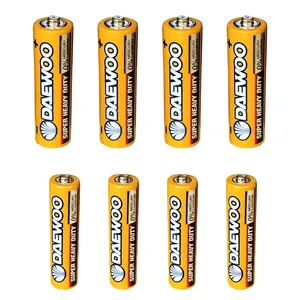 باتری قلمی و نیم قلمی دوو مدل Super Heavy Duty مجموعه 8 عددی