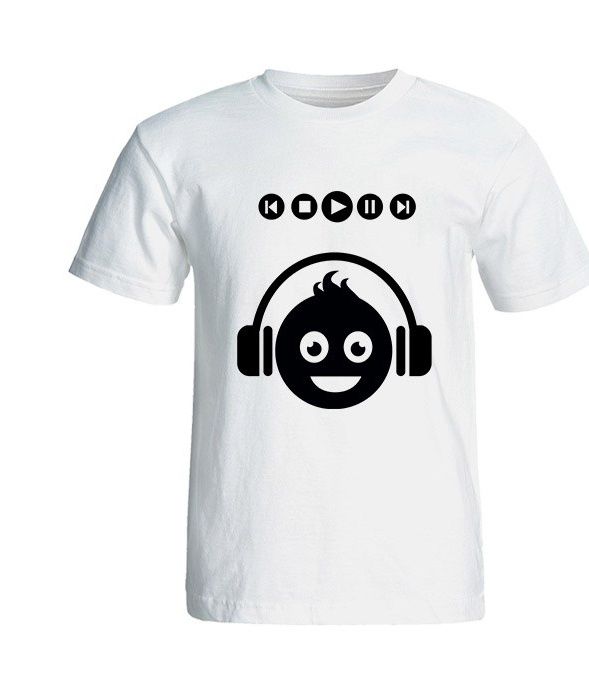 تیشرت آستین کوتاه شین دیزاین طرح موسیقی کد 4186 -  - 3