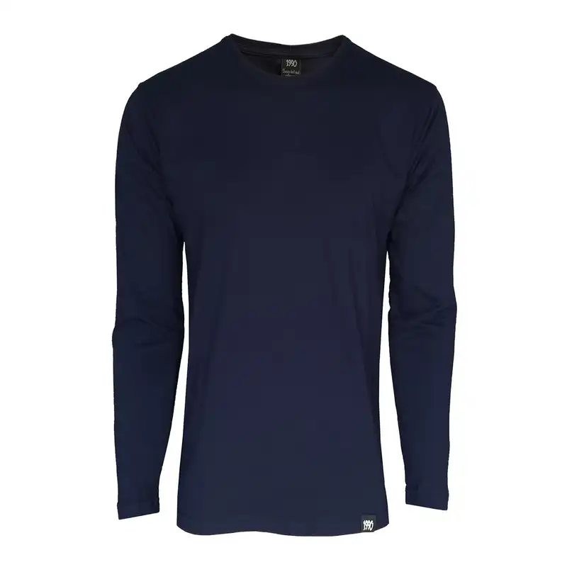 تی شرت آستین بلند مردانه 1991 اس دبلیو مدل 001 Navyblue