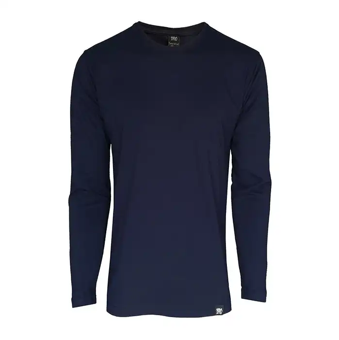 تی شرت آستین بلند مردانه 1991 اس دبلیو مدل 001 Navyblue