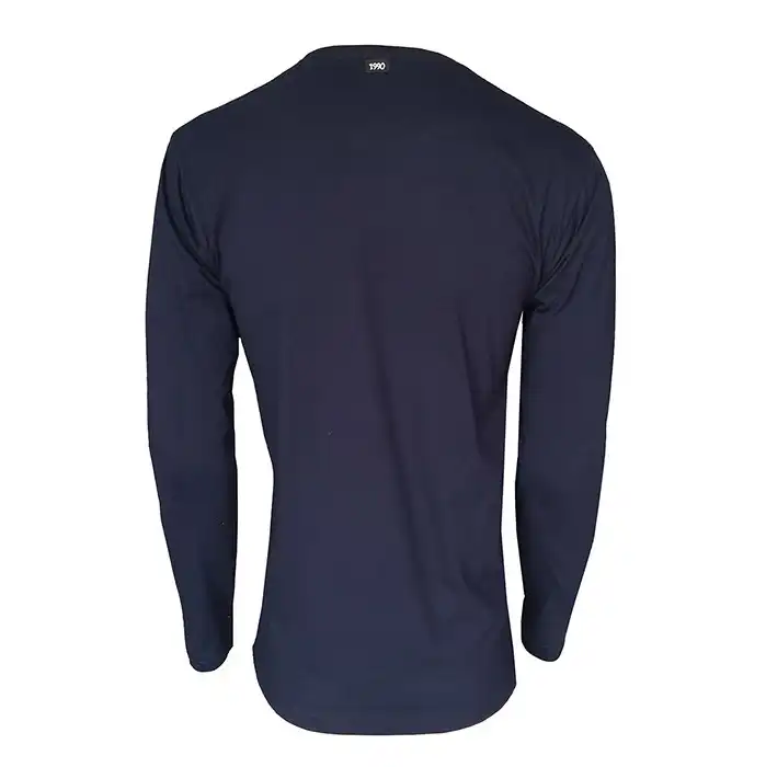 تی شرت آستین بلند مردانه 1991 اس دبلیو مدل 001 Navyblue