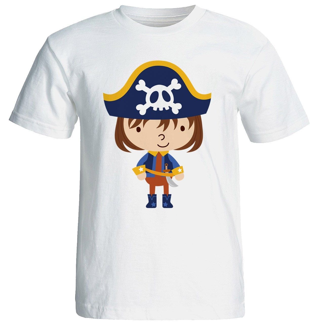 تی شرت آستین کوتاه شین دیزاین طرح دزد دریایی کد4270 - - 1