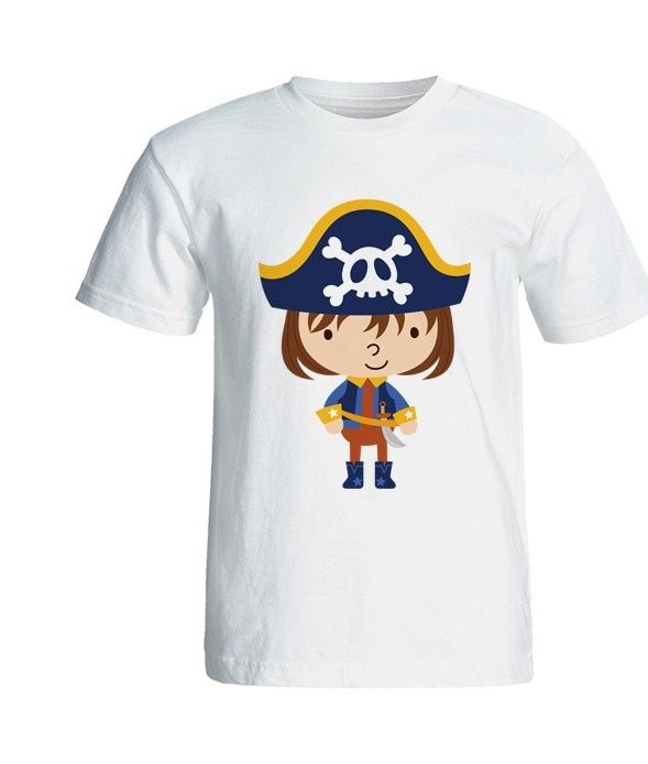 تی شرت آستین کوتاه شین دیزاین طرح دزد دریایی کد4270 - - 2