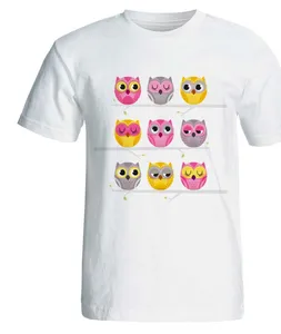 تی شرت پارس طرح جغد ها کد3910 B