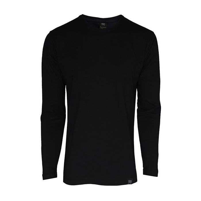 تی شرت آستین بلند مردانه 1991 اس دبلیو مدل 001 Black