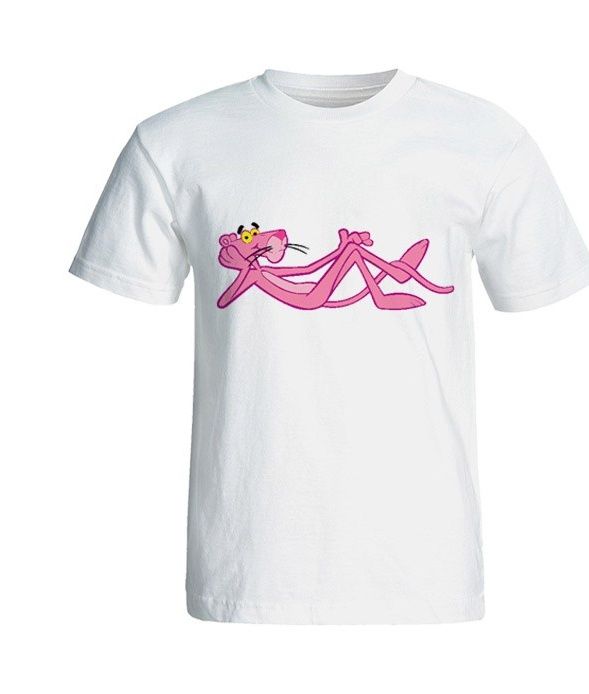 تیشرت آستین کوتاه شین دیزاین طرح پلنگ صورتی کد 4237 - - 3