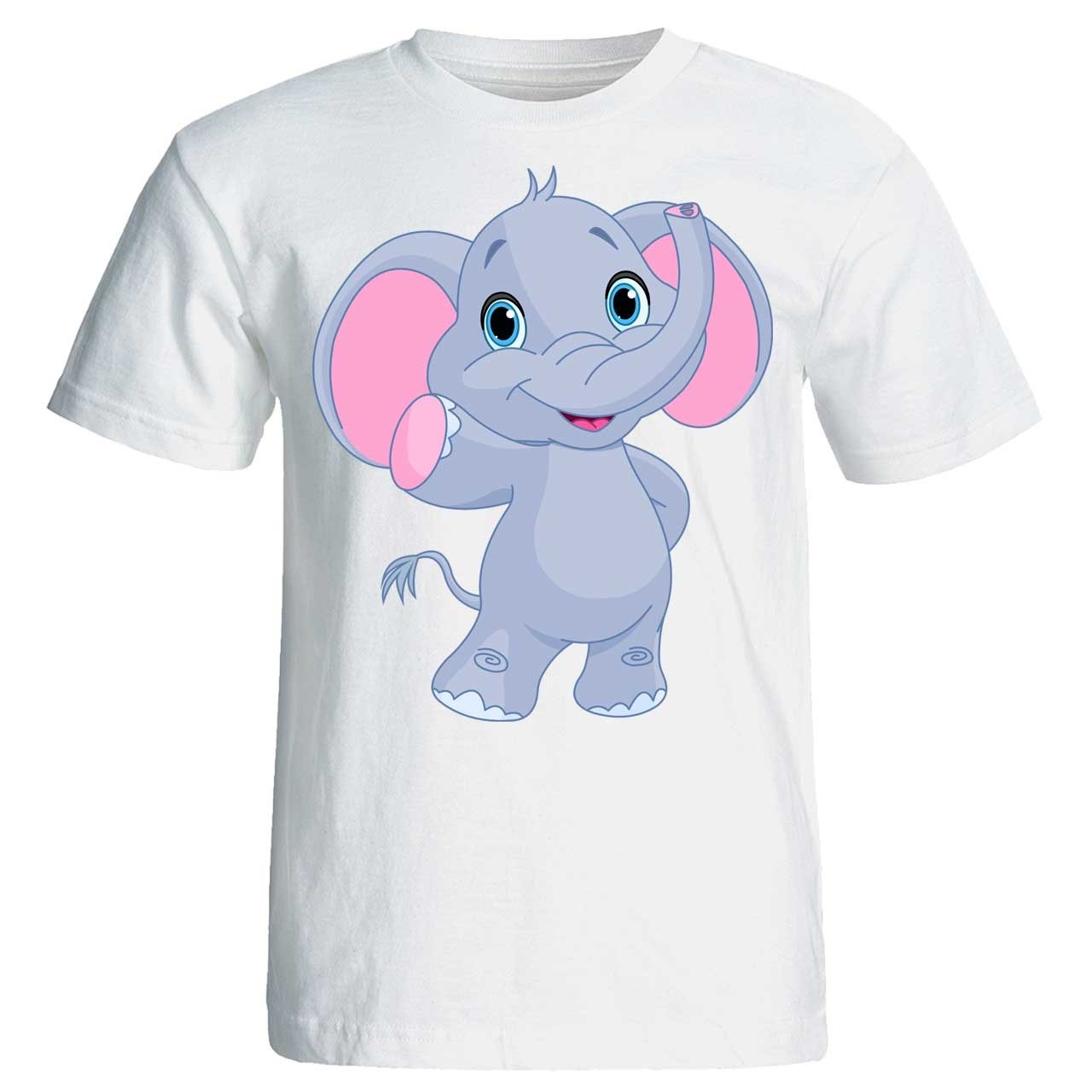 تی شرت پارس طرح کارتونی فیل کد3570