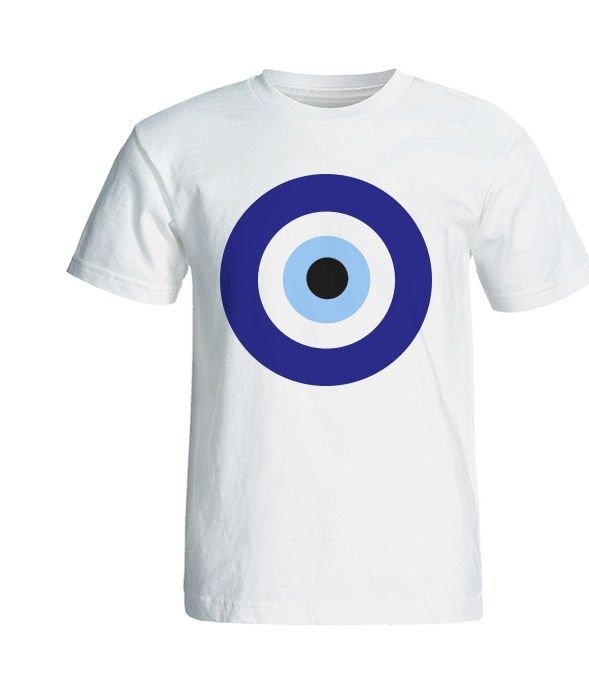 تی شرت آستین کوتاه شین دیزاین طرح چشم و نظر کد 4262