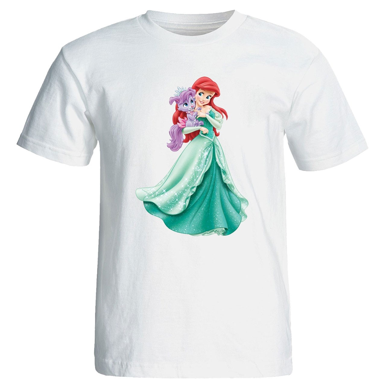 تی شرت زنانه پارس طرح کارتونی پرنسس یاسمن کد 3643