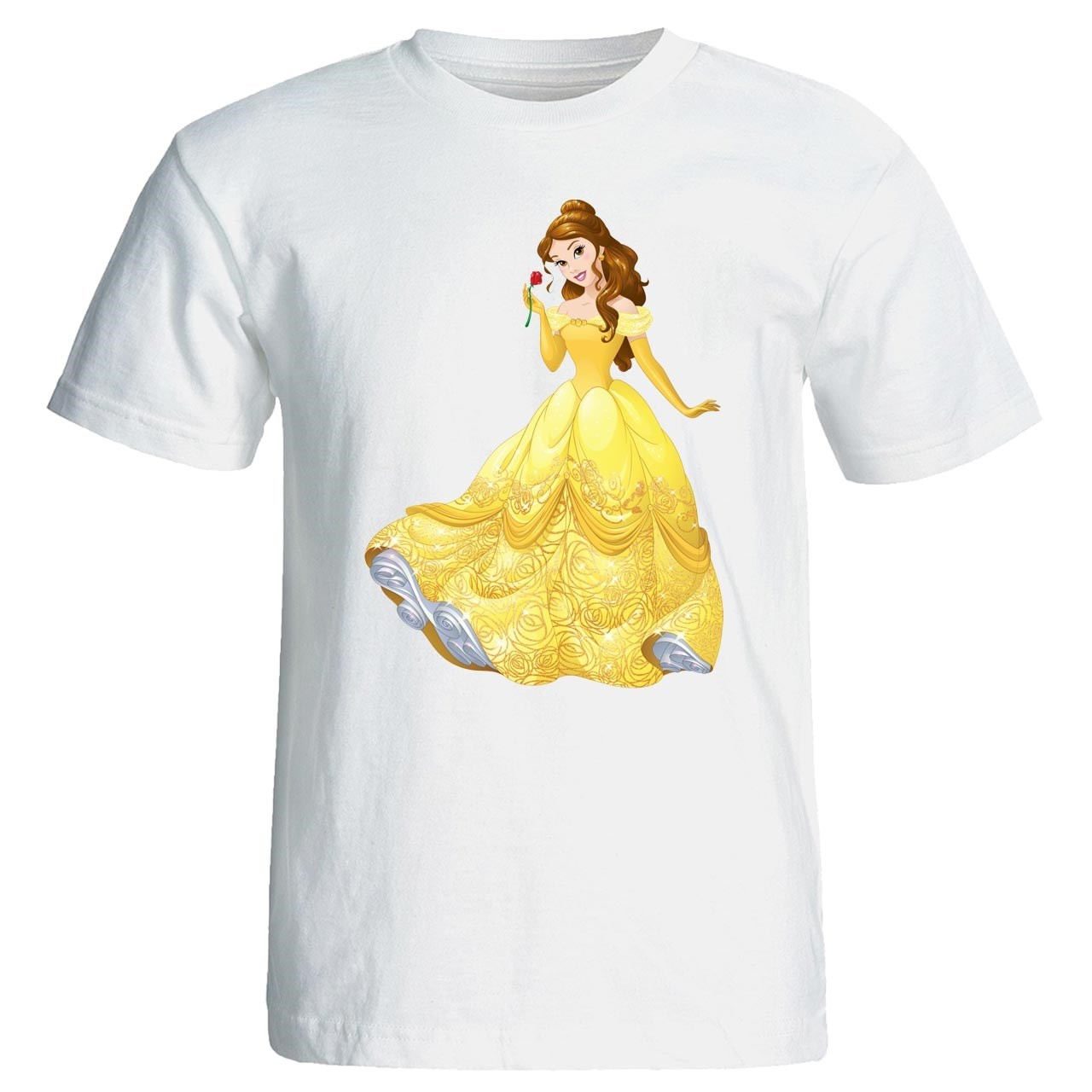 تی شرت پارس طرح کارتونی پرنسس یاسمن کد 3645