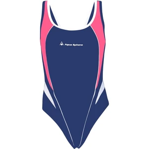 مایو دخترانه آکوا اسفیر مدل Elena Navy Blue Bright Pink