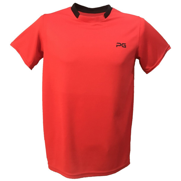 تی شرت آستین کوتاه مردانه پرگان مدل Red 1-3