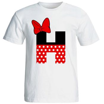 تی شرت آستین کوتاه زنانه شین دیزاین طرح میکی موس H کد 4532