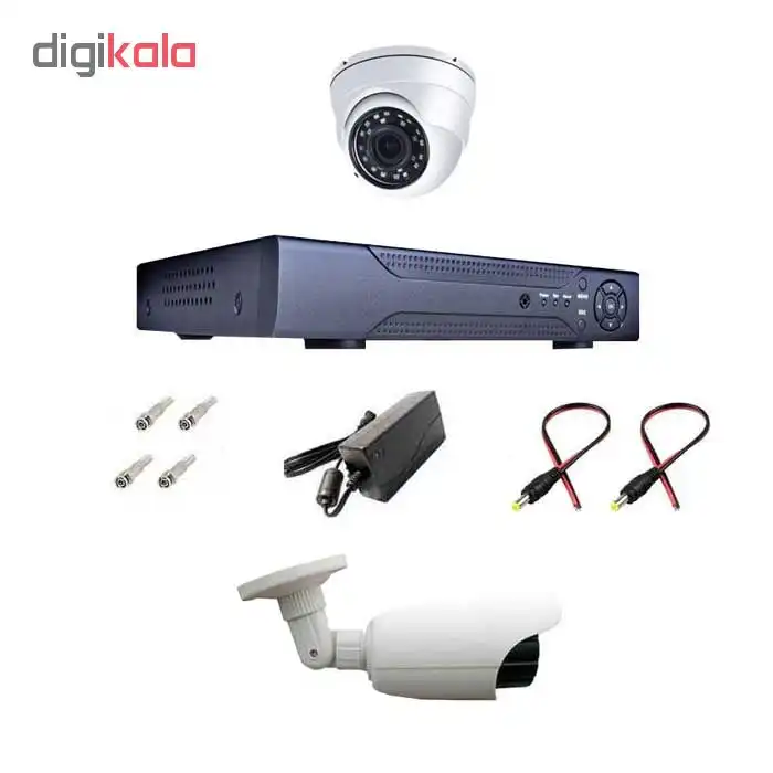پک سیستم امنیتی حفاظتی دوربین مداربسته نظارتی مدل SX4001A