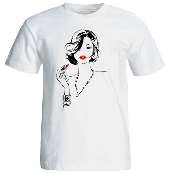 تی شرت آستین کوتاه زنانه شین دیزاین طرح فانتزی کد 4524
