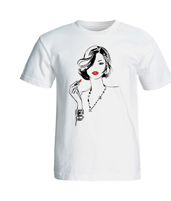 تی شرت آستین کوتاه زنانه شین دیزاین طرح فانتزی کد 4524 -  - 2