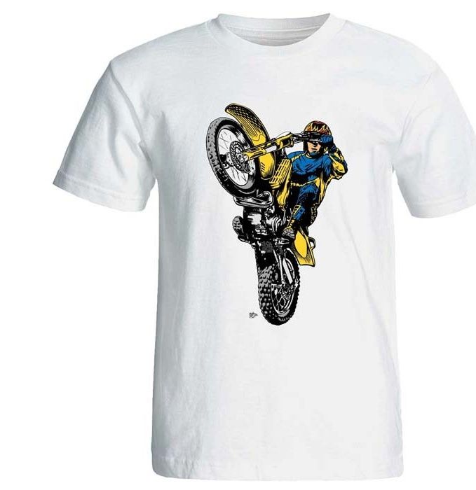 تی شرت مردانه پارس طرح موتور سیکلت کد 3850