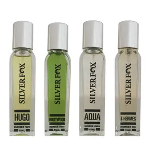 عطر جیبی مردانه سیلور فاکس کد 01 حجم 15 میلی لیتر مجموعه 4 عددی
