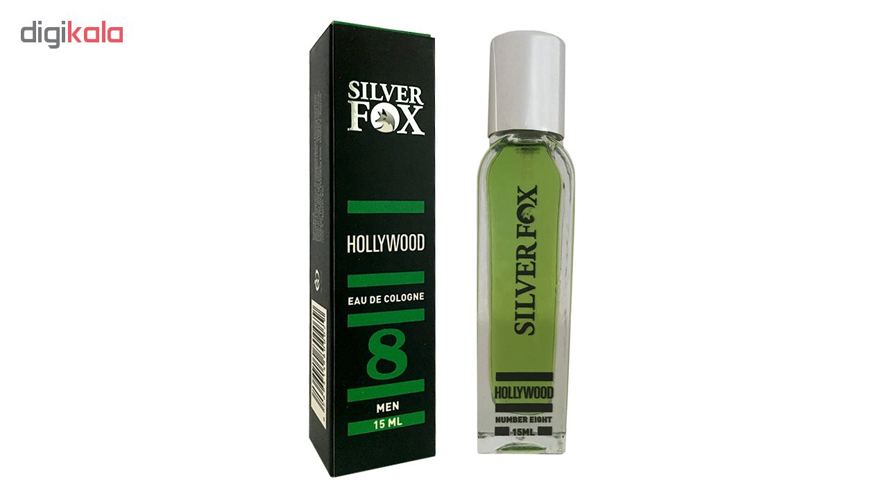 عطر جیبی مردانه سیلور فاکس کد 01 حجم 15 میلی لیتر مجموعه 4 عددی