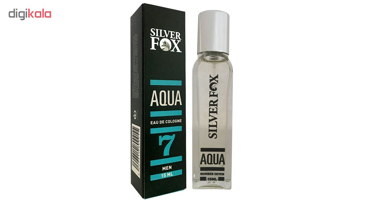 عطر جیبی مردانه سیلور فاکس کد 01 حجم 15 میلی لیتر مجموعه 4 عددی