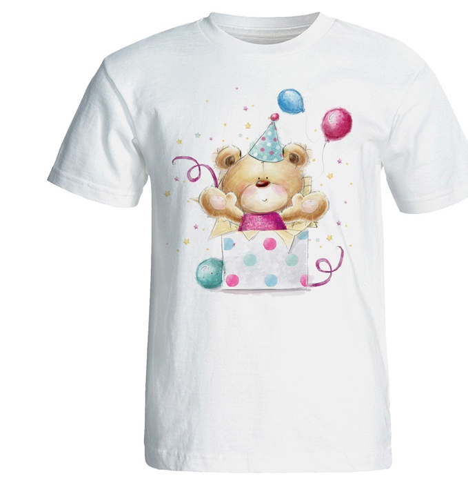 تی شرت زنانه طرح خرس تولد کد 7073