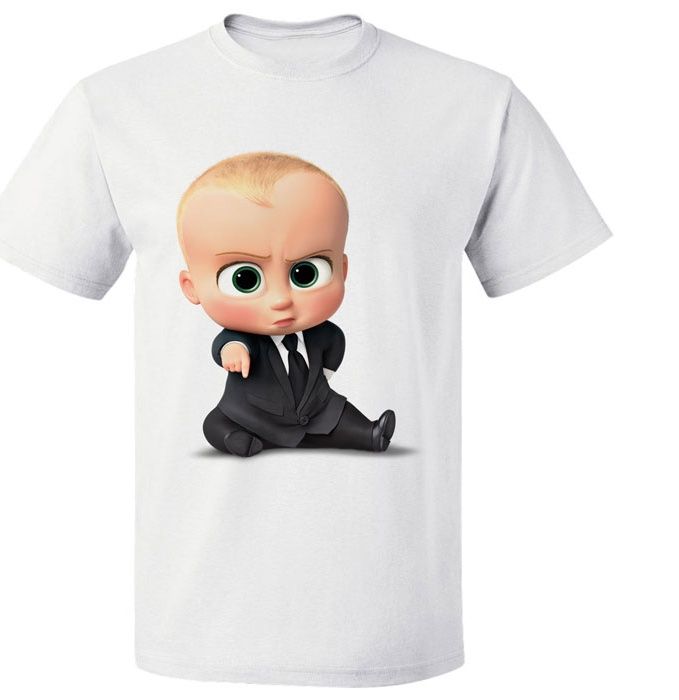 تی شرت آستین کوتاه مارس طرح the boss baby کد 3886