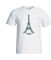 تی شرت آستین کوتاه مردانه شین دیزاین طرح برج ایفل کد 4461