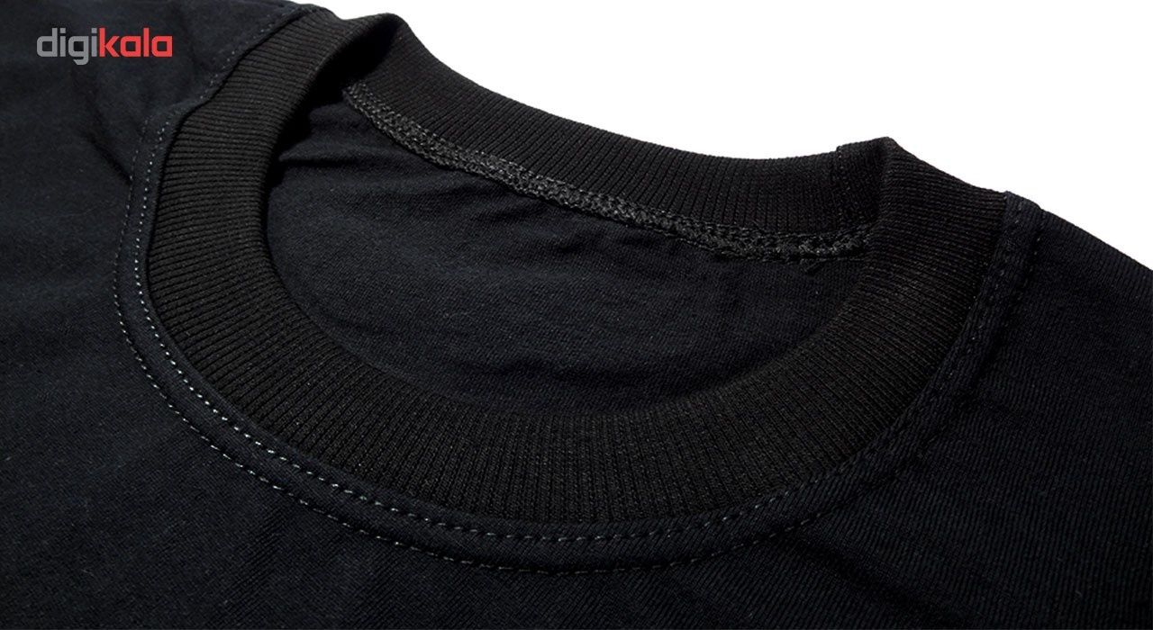 تی شرت استین کوتاه مردانه نوین نقش طرح خرداد BW5105