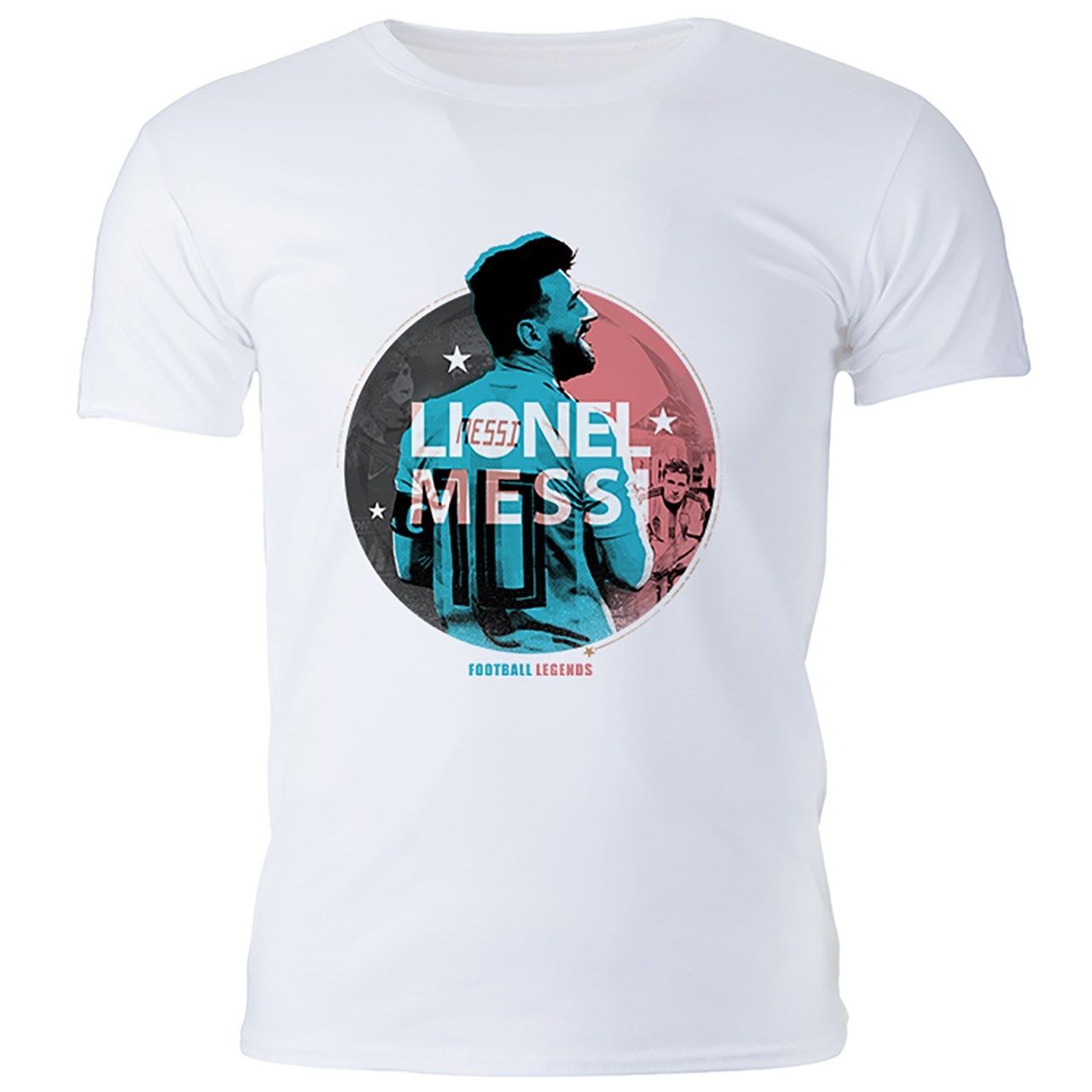 تی شرت مردانه گالری واو طرح لیونل مسی کد CT10012 -  - 1