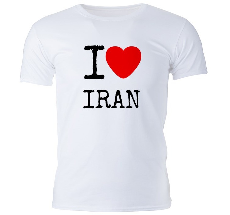 تی شرت مردانه گالری واو طرح ایران کد CT10115 -  - 2