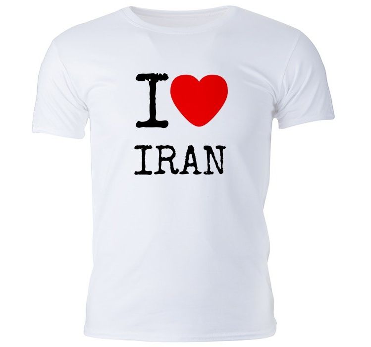 تی شرت مردانه گالری واو طرح ایران کد CT10115 -  - 2