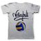 تی شرت به رسم طرح والیبال کد 242
