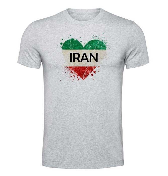 تیشرت آستین کوتاه الینور طرح پرچم ایران کد EML425