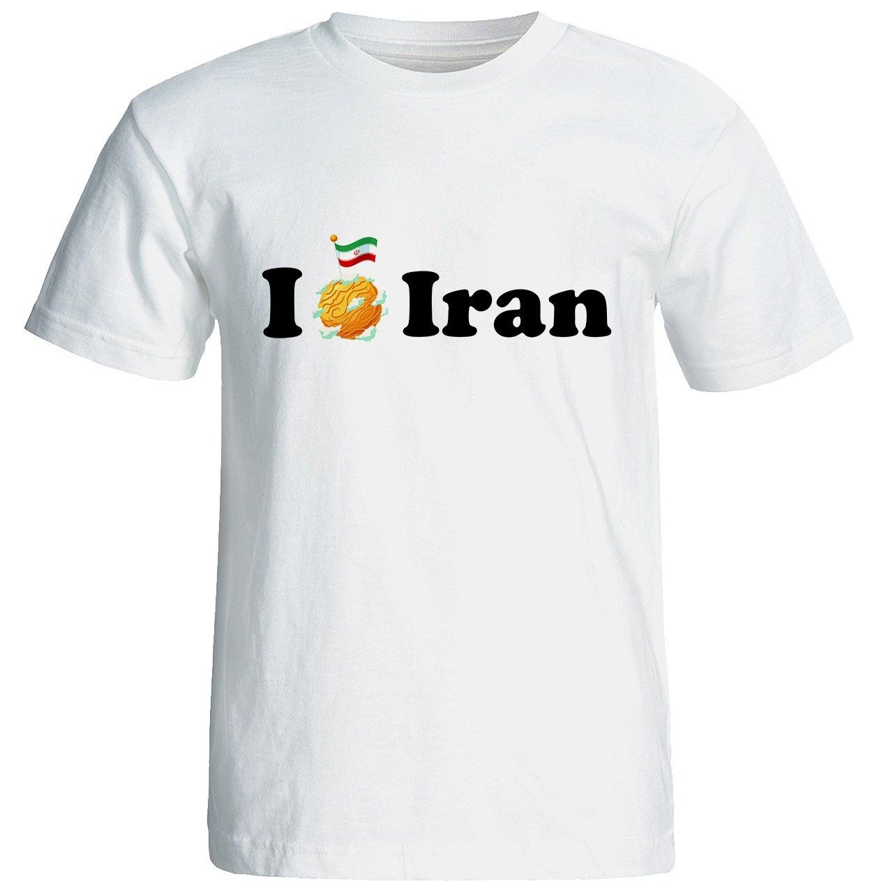 تی شرت آستین کوتاه مردانه شین دیزاین طرح تیم ملی ای لاو ایران کد 4583 -  - 1