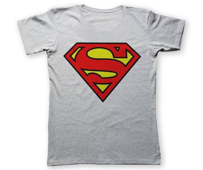 تی شرت یورپرینت طرح سوپرمن کد 219