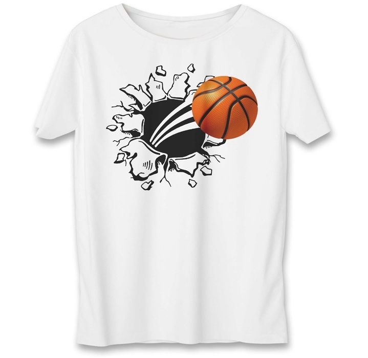 تی شرت یورپرینت به رسم طرح بسکتبال کد 325