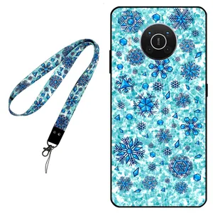 Megafone Snow Flake 0014 Cover For Nokia X10 / X20 Mobile Neckband