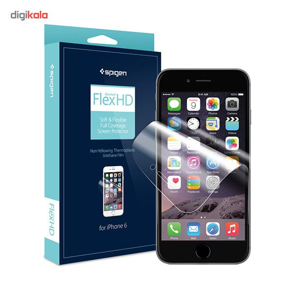مجموعه کاور و محافظ صفحه نمایش اسپیگن شماره 10 مناسب برای گوشی موبایل آیفون 6
