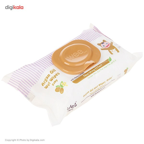 دستمال مرطوب وی مخصوص کودک مدل Argan Oil بسته 72 عددی