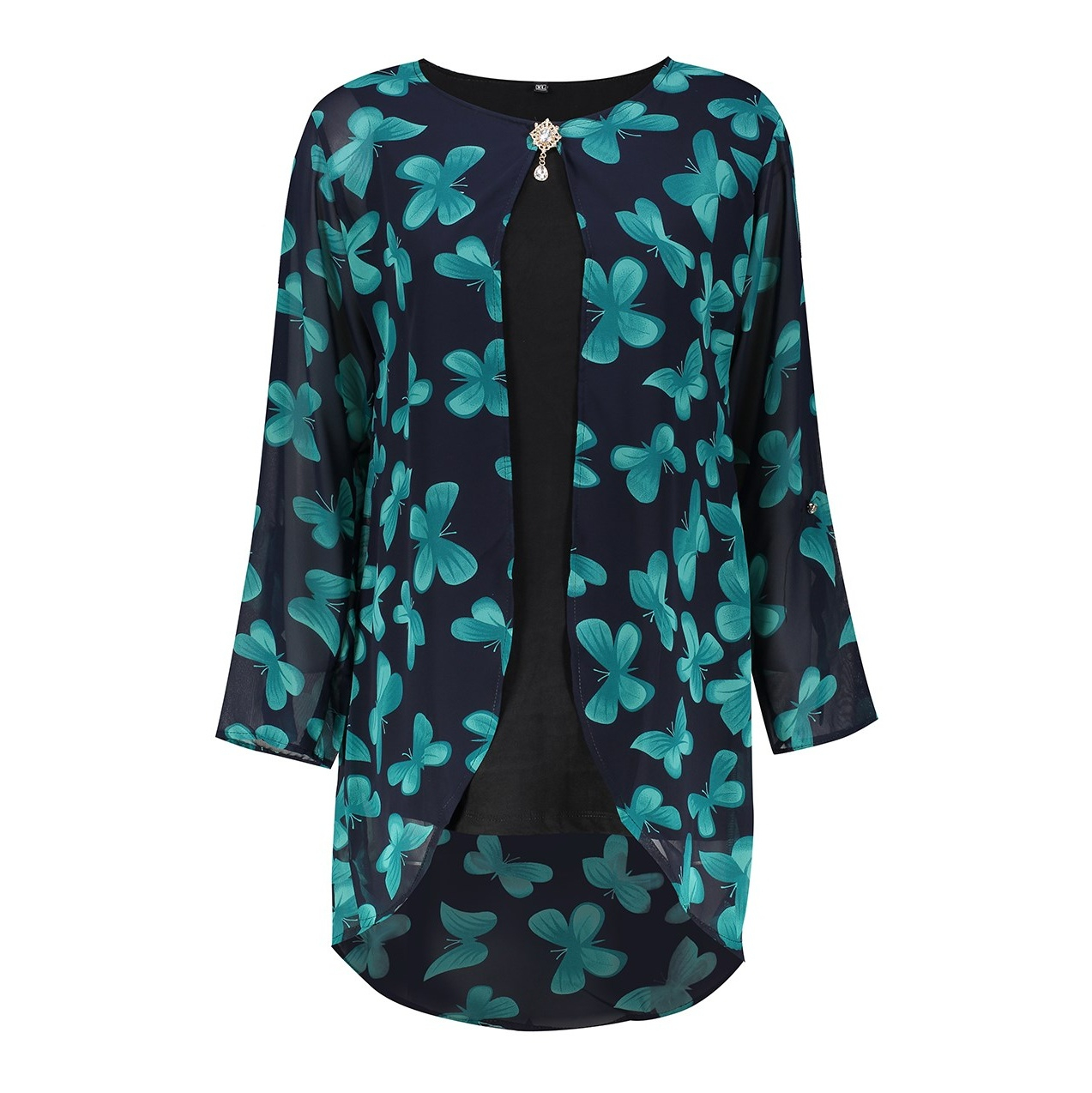 شومیز مجلسی رها مدل پروانه ای کد B01