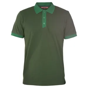 پولوشرت مردانه سیمپل مدل KAJ-Green-LightGreen