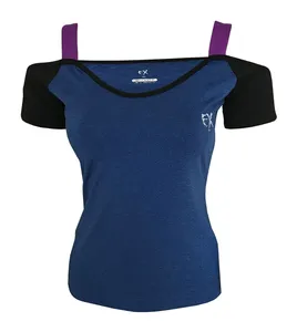 تیشرت ورزشی زنانه ساکریکس مدل LTSH566.NEVY BLK