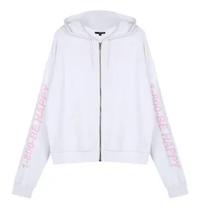 سویشرت زنانه کلاه‌دار سفید مدل 2 Tally weijl