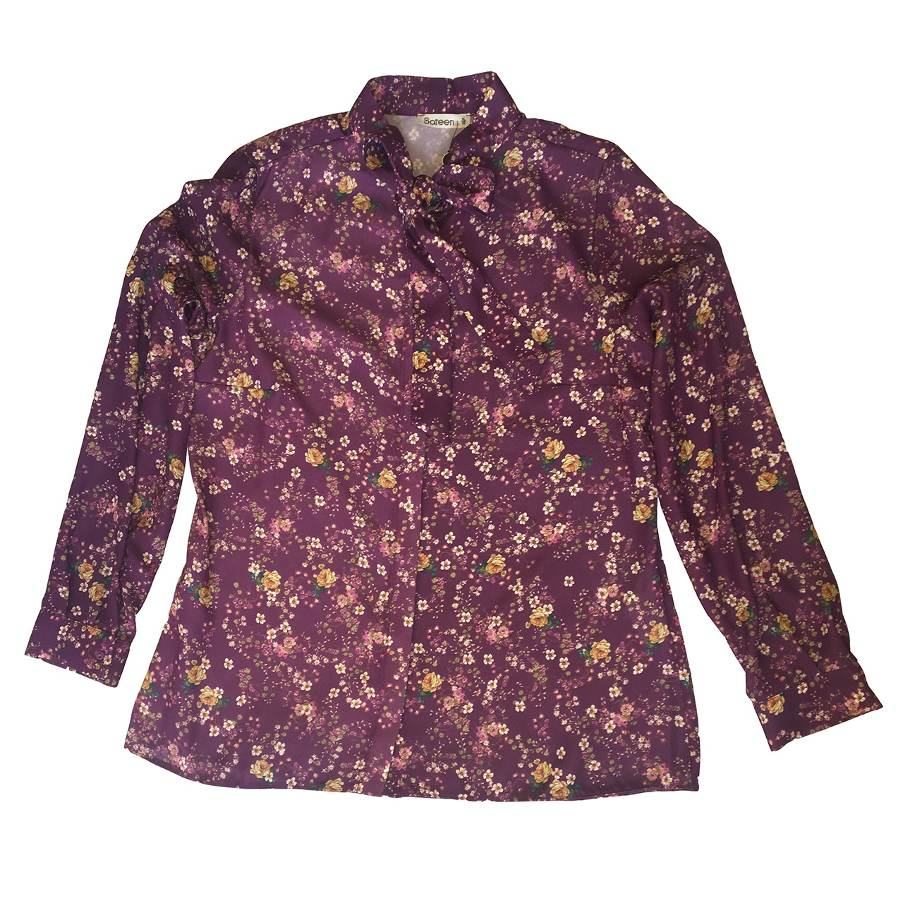 شومیز زنانه ساتین مدل S812