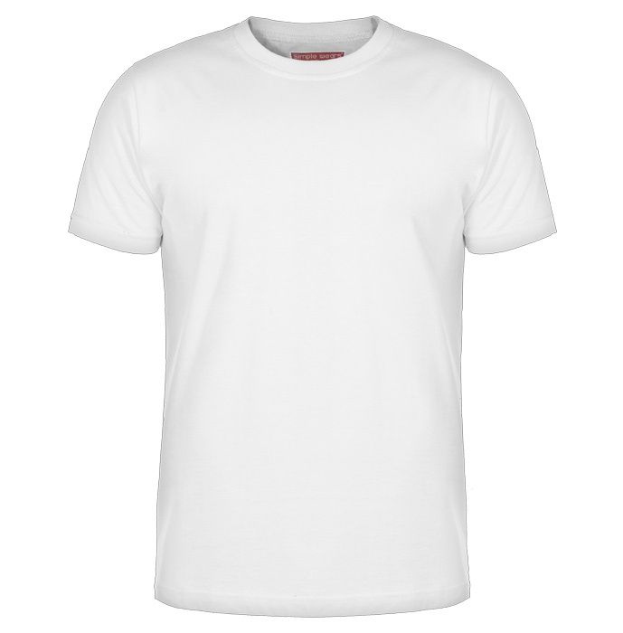 تی شرت مردانه سیمپلمدل sw3-White