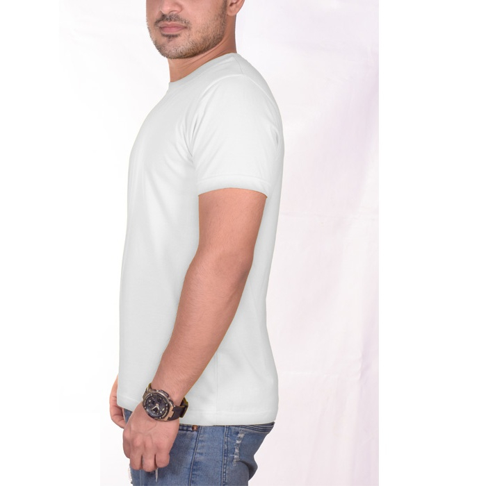 تی شرت مردانه سیمپل  مدل sw3-White