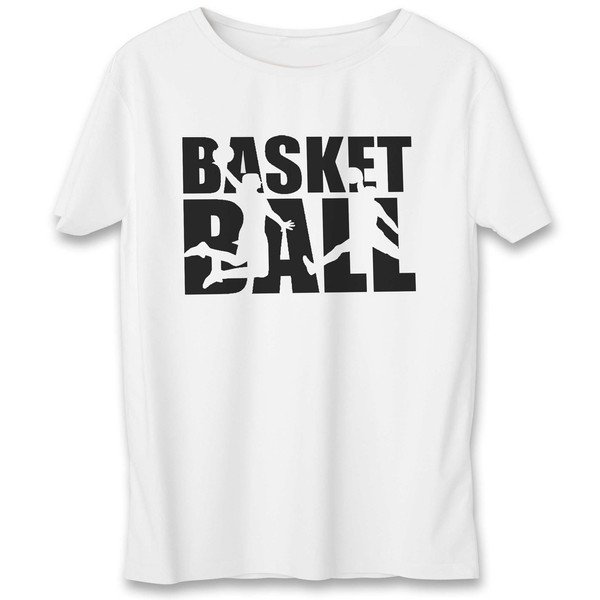 تی شرت یورپرینت به رسم طرح بسکتبال کد 530